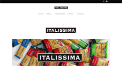 Desktop Screenshot of italissima.com